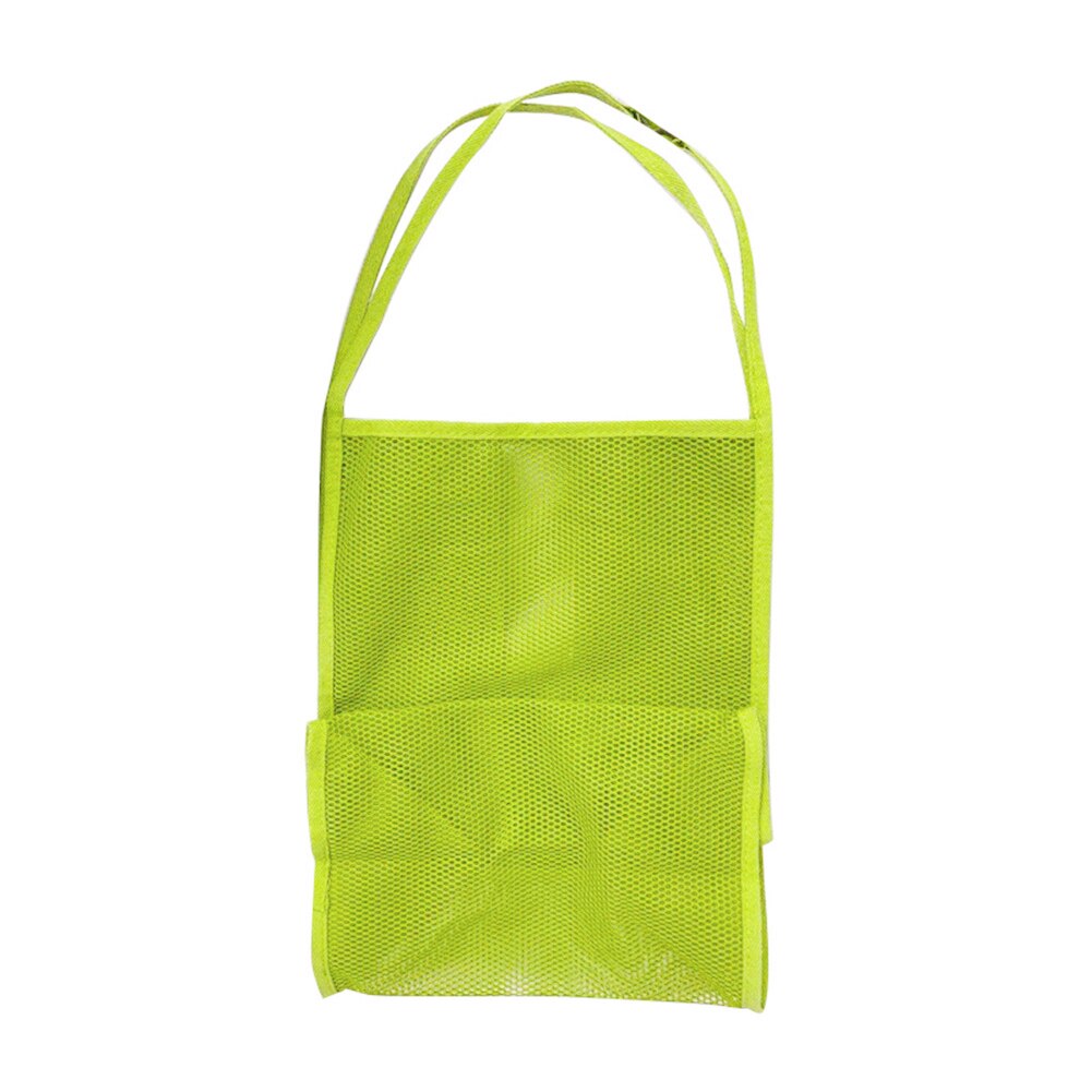 Large capacity ladies mesh beach bag portable waterproof camping picnic swimming leisure mesh shoulder bag reusable: Yellow Color