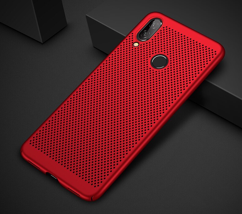 Ultradunne Koeling Voor Xiao mi rode Mi 7 rode mi Note 7 Note7 Pro global Versie Rode Mi ademhaling Telefoon Case Hard Volledige Case Case Capa: RedMi 7 / Rood