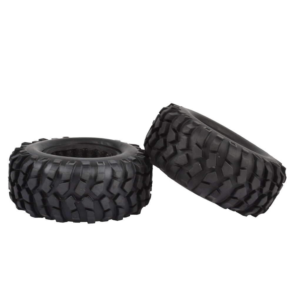 4pcs 96mm 1.9 inch Rubber Rocks Tyres / Wheel Tires for Axial SCX10 D90 Tamiya CC01 1:10 RC Rock Crawler