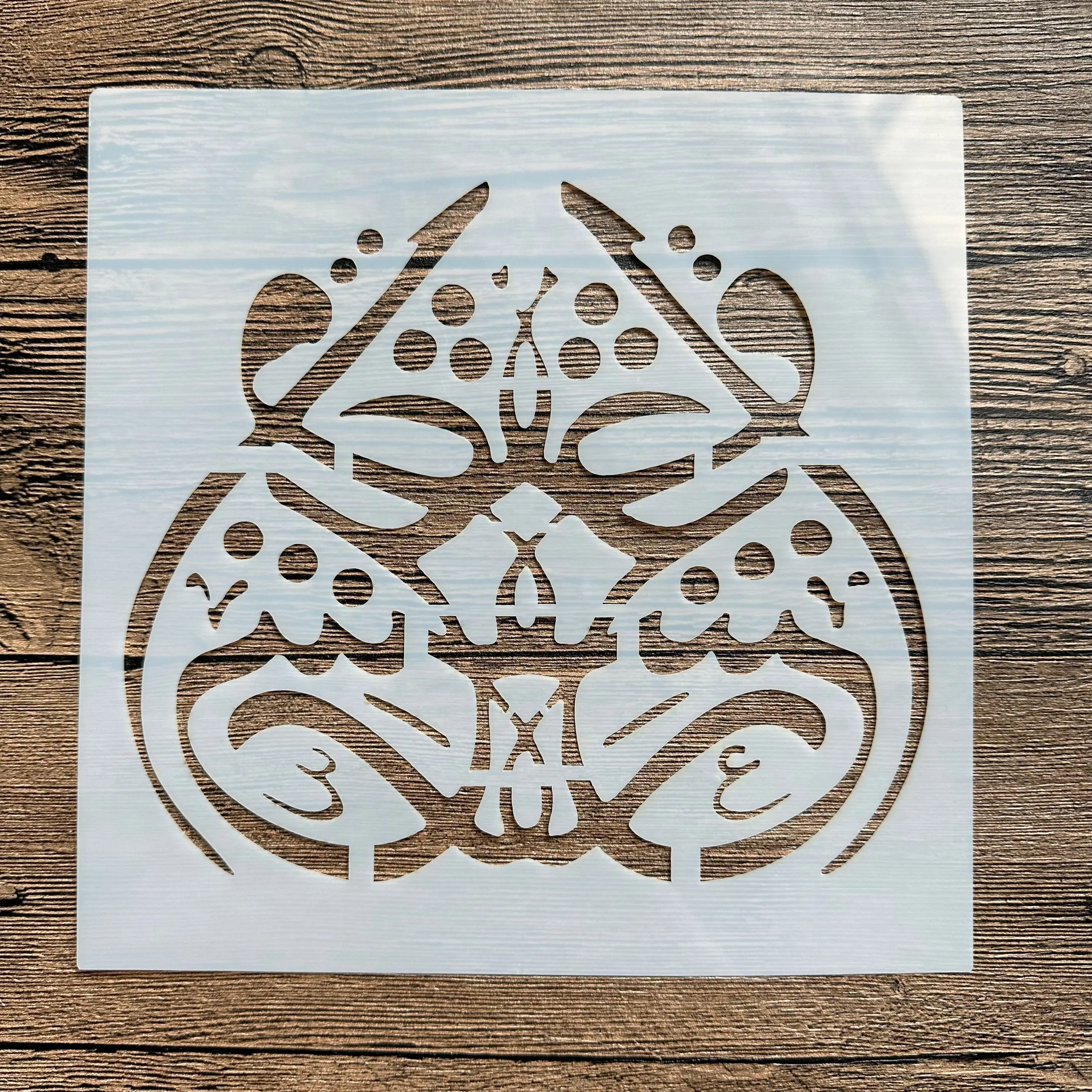 20*20 cm árabe Islam DIY molde de mandala para pintar plantillas álbum de fotos estampado tarjeta de papel en relieve sobre madera, tela, pared: YELLOW
