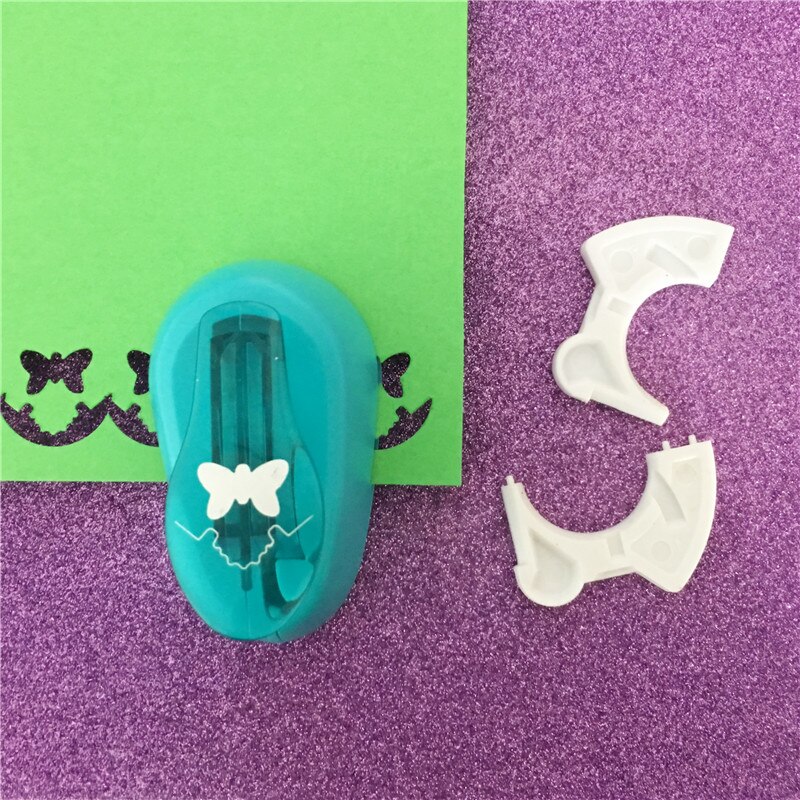 Butterfly Shaped Lever Corner Hole Punch Office School Supplies Paper Detachable Border Punch Home Decorative Garden Festival