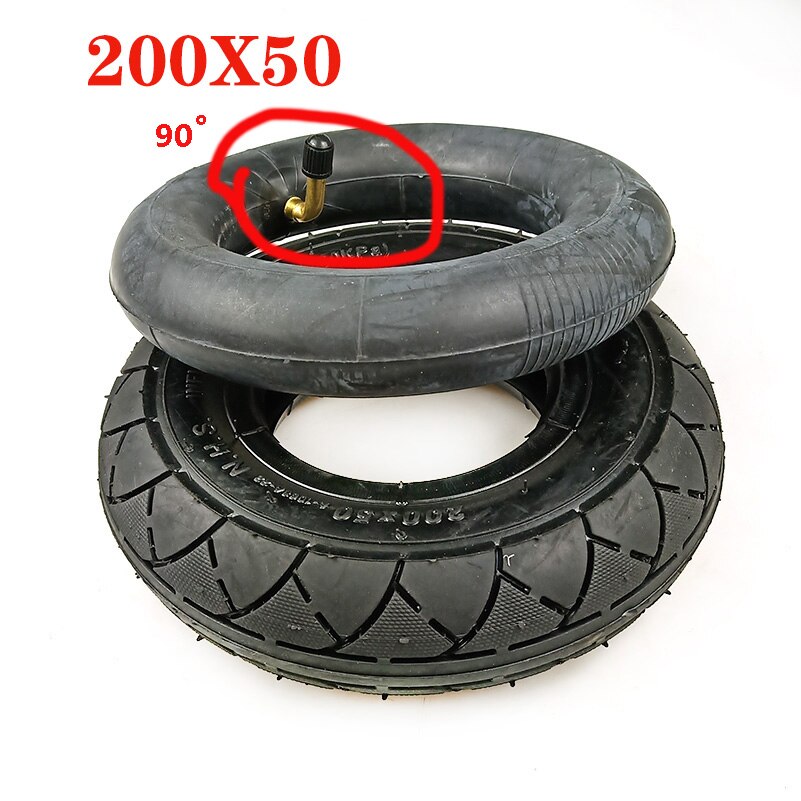 200X50 Front Wheel for Electric Scooter Balancing Car 8 Inch 8x2 Inflatable Tire Wheels: inner outer tire B