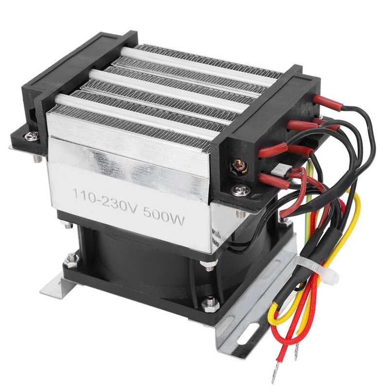 PTC Fan Heater Insulated Ceramic Air Heating Component Constant Temperature AC100V-230V 400W