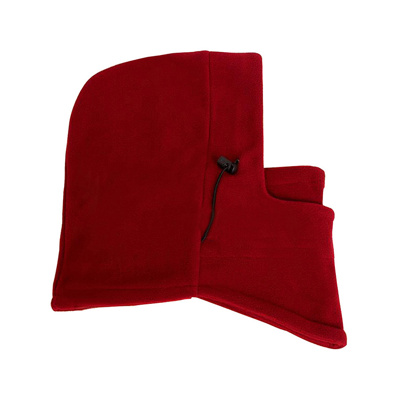 Arrivals Men Women Warm Fleece Balaclava Hood Swat Wind Stopper Outdoor Sports Camping Working Thermal Protective Face Mask: Red wine