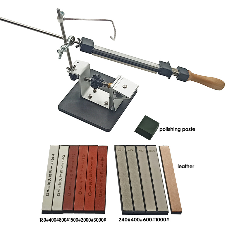 Sharpening System 360 rotary Fixed Knife sharpener Sharpening System knife Apex edge sharpener Aluminum alloy Flip: 4jin 6you pg