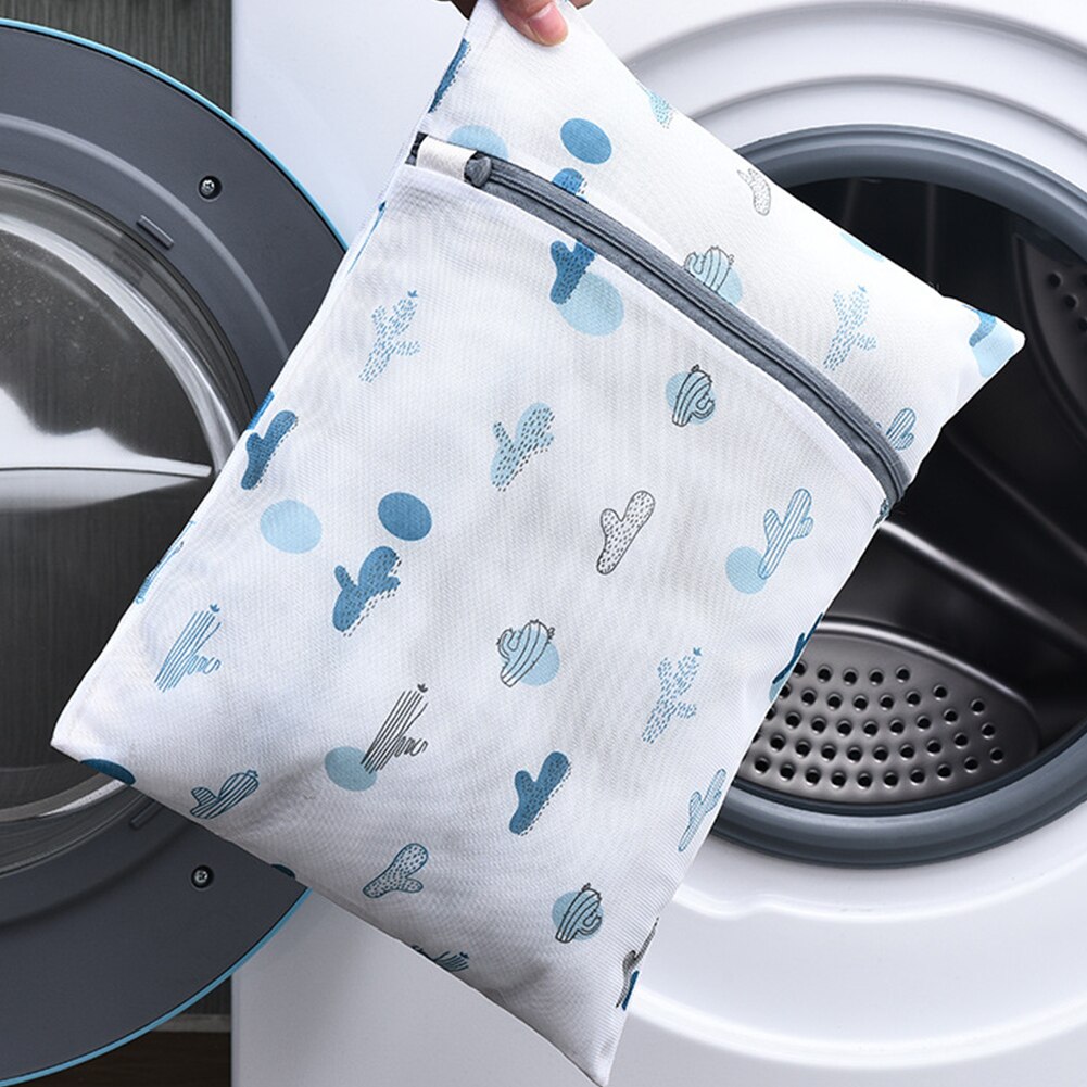 Bolsa de lavandería de malla de 5 uds que previene la deformación de ropa red gruesa estilo japonés sujetador grueso bordado bolsa de almacenamiento de ropa interior