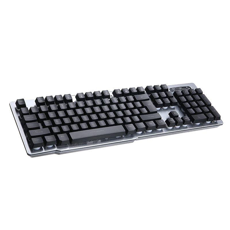 Wireless Gaming Keyboard+Mouse Set with LED Backlight Gaming Backlight 2.4GHz Wireless Keyboard Alloy Panel Suitable for Desktop