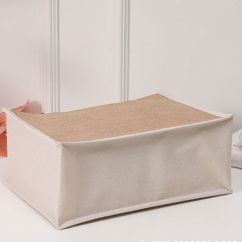 Vrouwen Jute Tote Boodschappentas Jute Handtas Herbruikbare Strand Winkelen Zak Met Handvat Grote Capaciteit Diversen Opbergtas