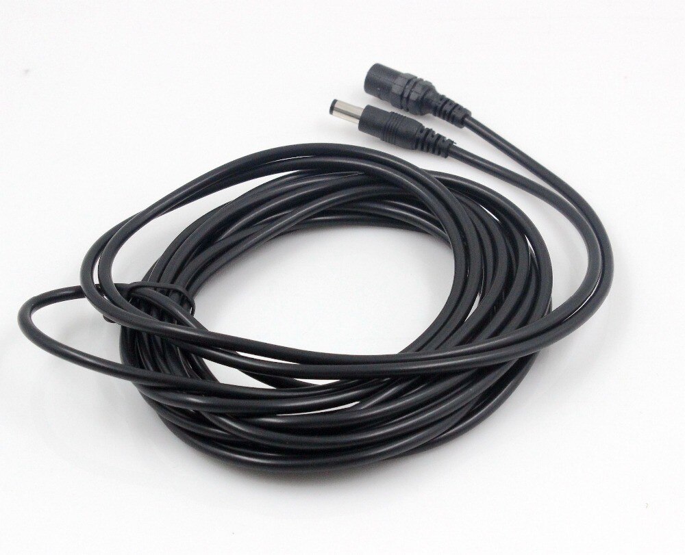 10M 12V DC Male Female Extension Cable Cord for CCTV Camera &amp; Router 30FT 5.5mm x 2.1mm 5.5/2.1mm