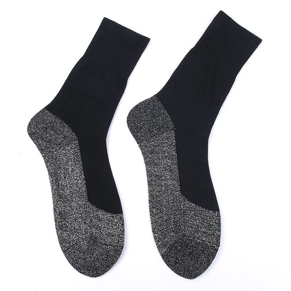1 par fødder varme holder lang sok aluminiseret fiberisolering under sokker  fk88