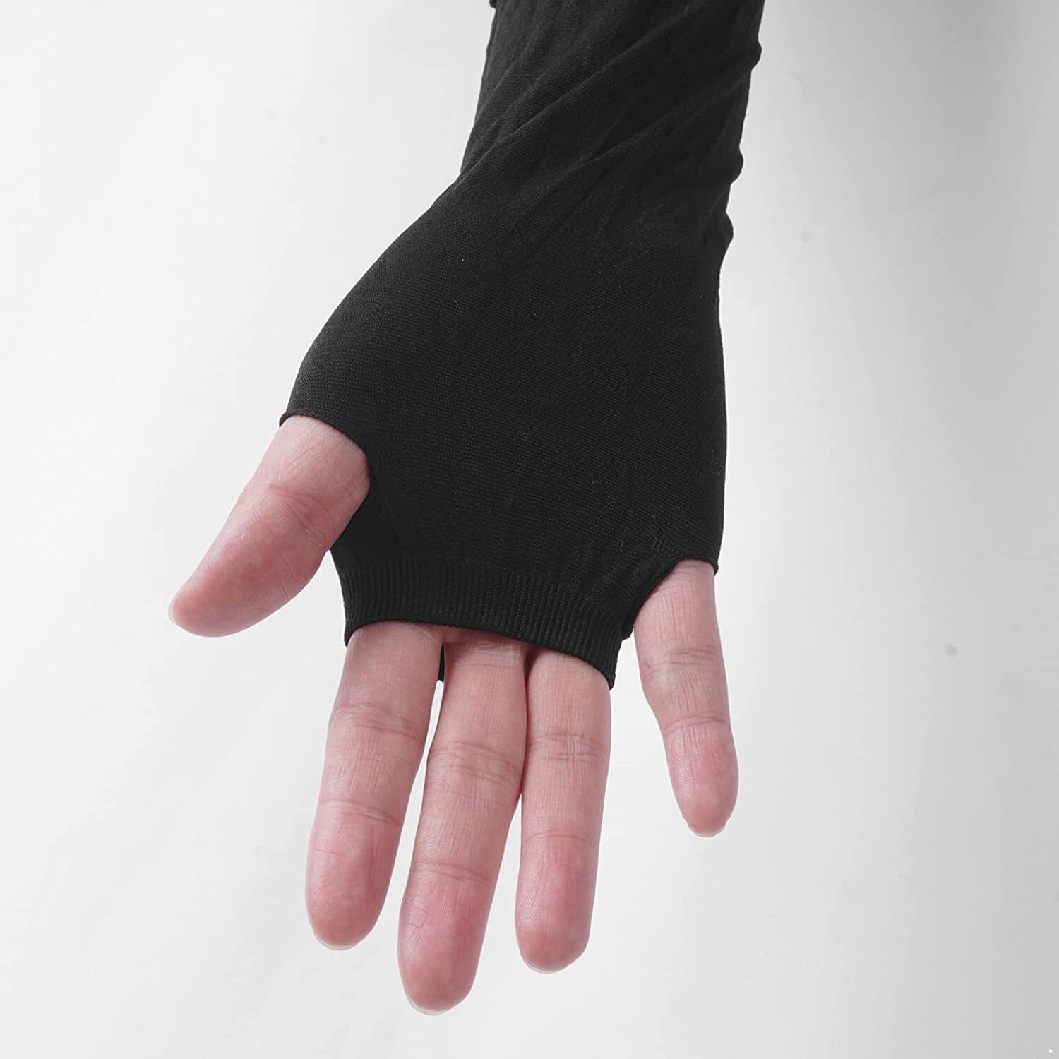 Emo Fingerless Gloves women Punk Dark Gothic Cuff Men Hip Hop Hollow Out Rock Gloves E-GIRL Grunge Emo Accessories Mall Goth