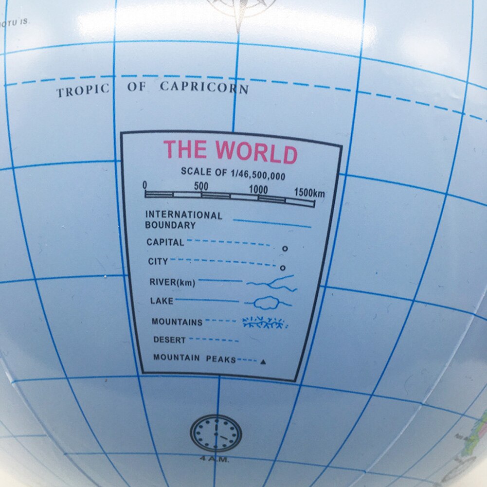 Globe verden jord ocean kort børn pædagogisk legetøj oppustelig badebold geografi til skolebørn, der studerer indretning