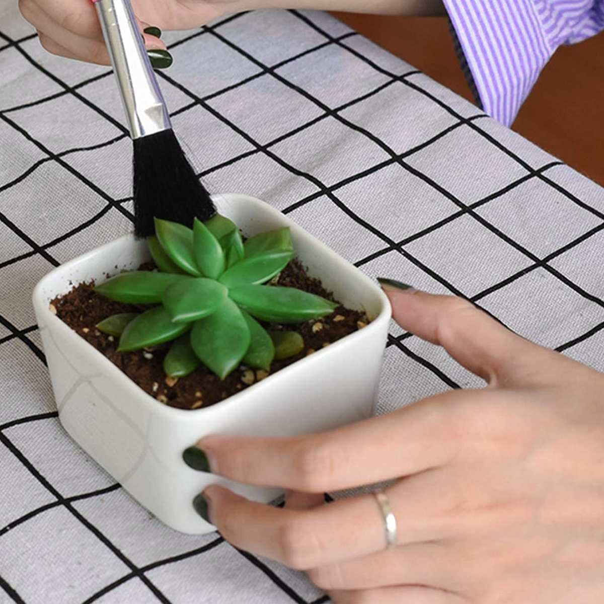 16/7Pcs Gardening Tool Miniature Set Hand Transplanting Succulent Planting Kits Outdoor Bonsai Tools Planting Flower Succulent