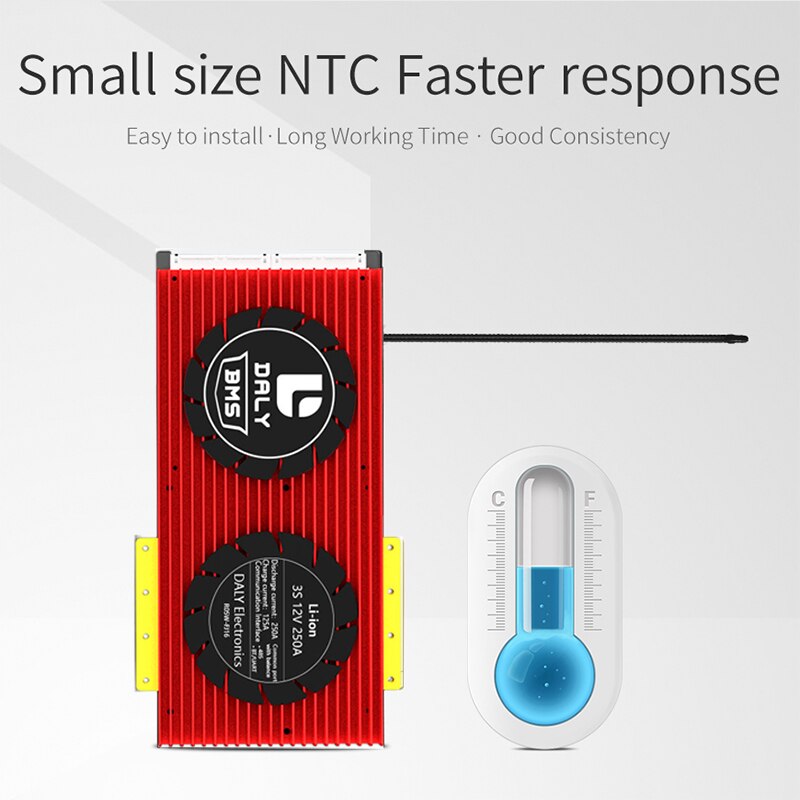 NTC Thermistors NTC Temperature Sensors For Daly Smart BMS Temperature Control Probe Daly BMS Accessaries