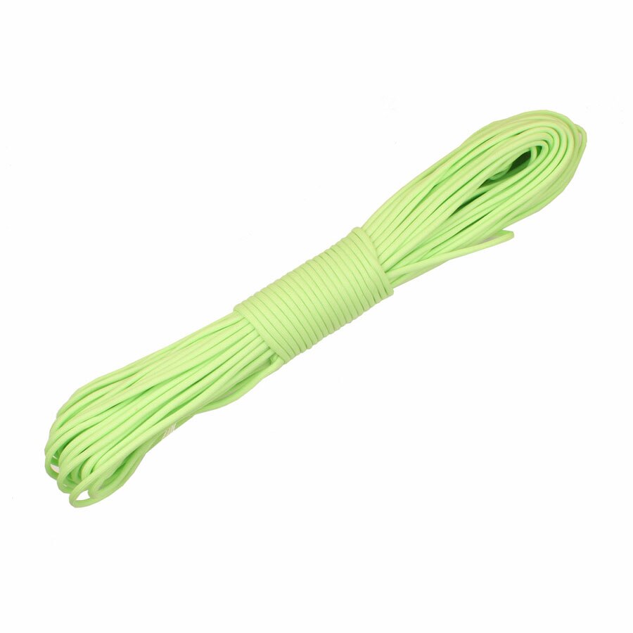 Paracord 550lb 9 Strand 5 colors Glow In Dark Paracord 100feet 4mm 550 paracord