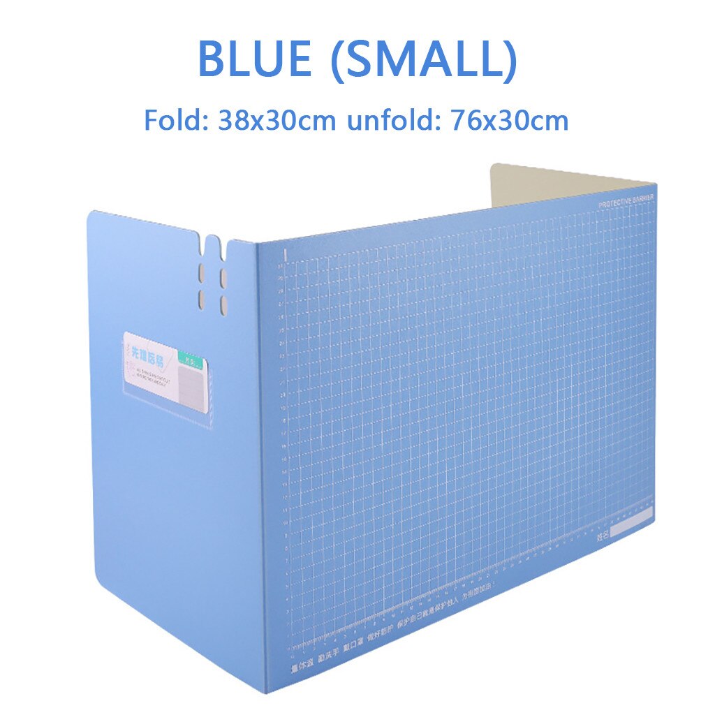 Sneeze Guard Shield Protection Safety Portable Counter Shield For Office School Classroom Droplet Defense 76*30*3CM 430#2: BU