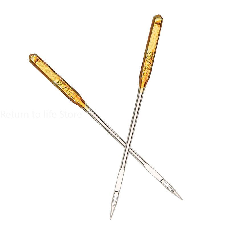 Durable 10 unids/set agujas para máquinas de coser domésticas para Brother Singer también se adaptan a la antigua aguja de coser para máquinas de coser