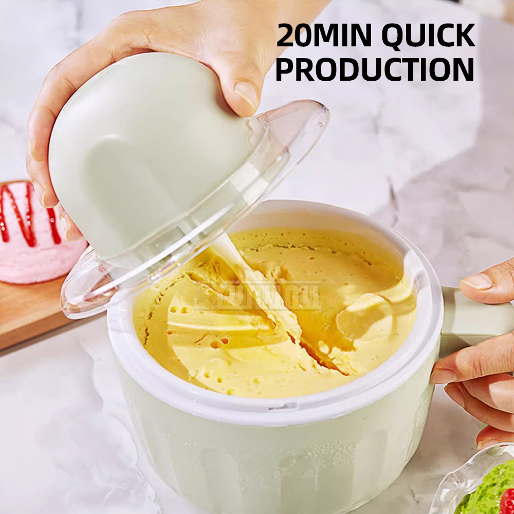 Mjukglassmaskin liten hemlagad glass mjukglassmaskin milkshake mixer glassmaskin