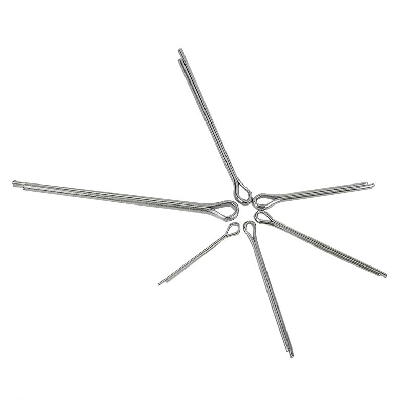 555Pcs Cotter Pin Clip Key Fastner Fitting Assortment Kit Heavy Duty Zinc Plated Cotter Pin Assortment Kit