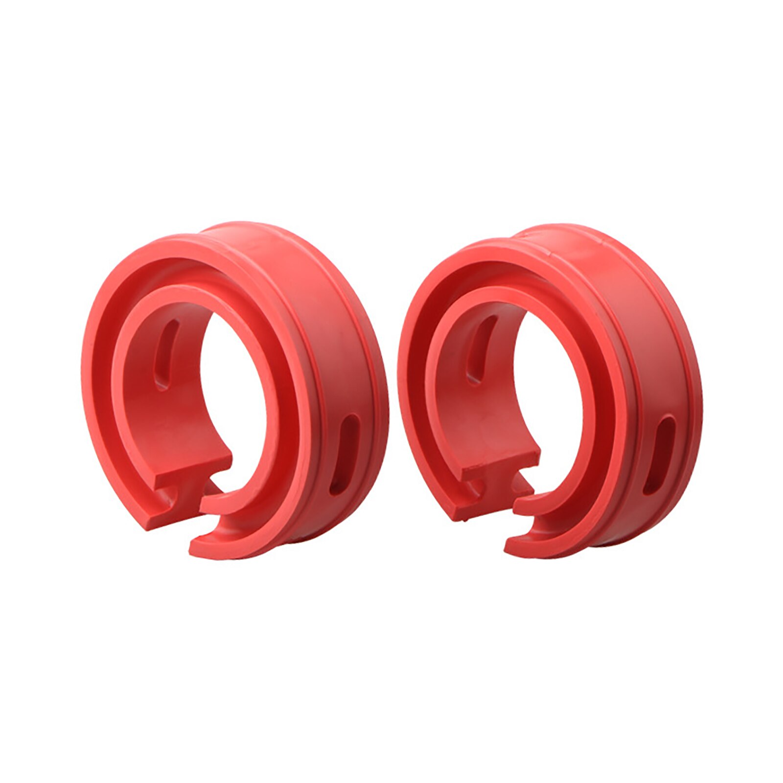 2 pièces couleur rouge amortisseur de voiture pour la voiture tampon ressort pare-chocs puissance auto-tampons A/B/C/D/E/F Type ressorts pare-chocs coussin