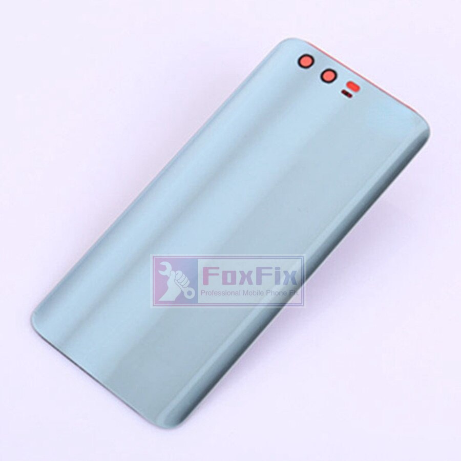 Coque arrière en verre pour Huawei Honor 9, boîtier de batterie, pièces de rechange, sans Logo,: Gray