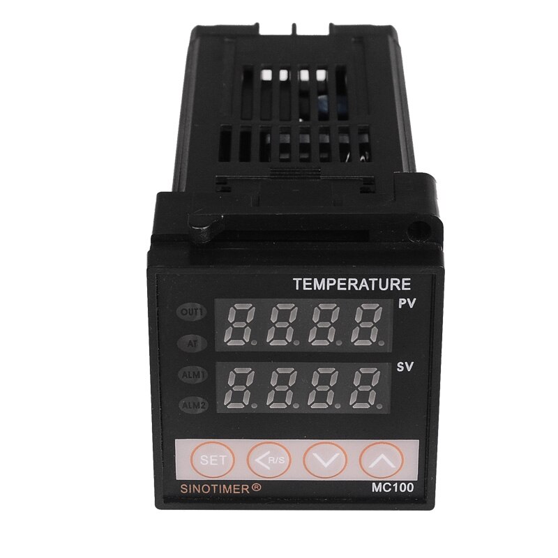 Thermostat universel, entrée PT100 K, régulateur de température numérique PID, sortie relais pour chauffage et refroidissement