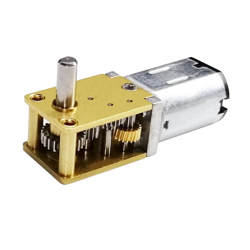 Factory Direct Worm Gear Motor 12v Micro Gear Motor High Torque Self-locking n20 Gear Motor