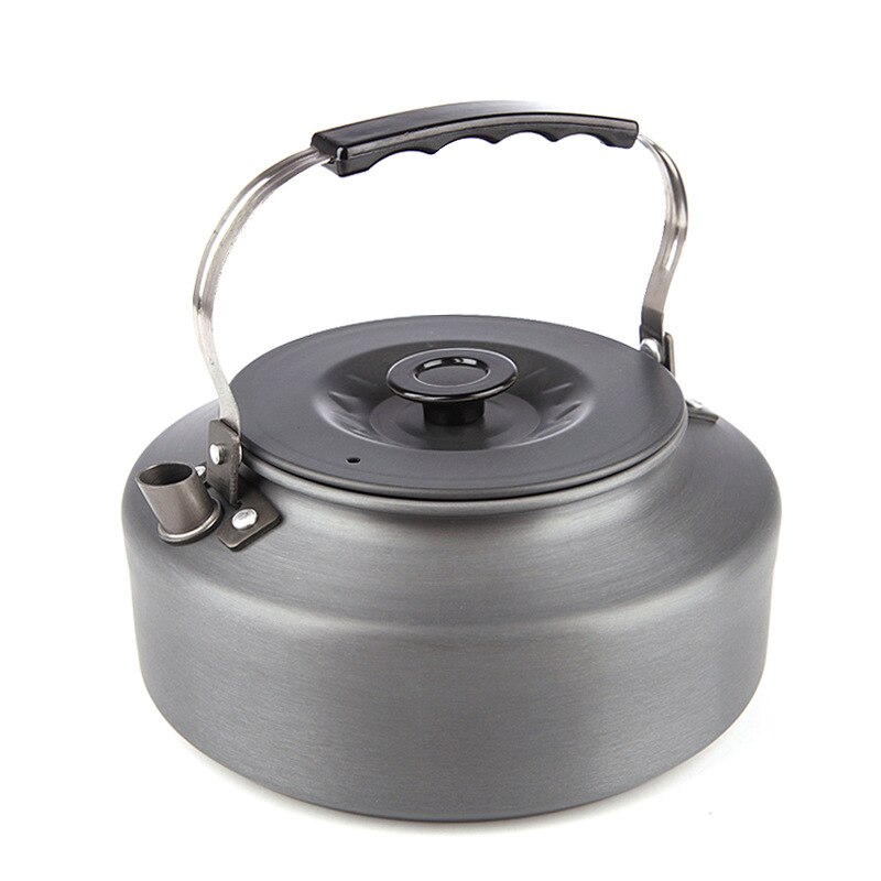 Camping Cookware Set Outdoor Aluminum Cooking Set Water Kettle Pan Pot Travelling Hiking Picnic Tableware Equipment: As the picture12