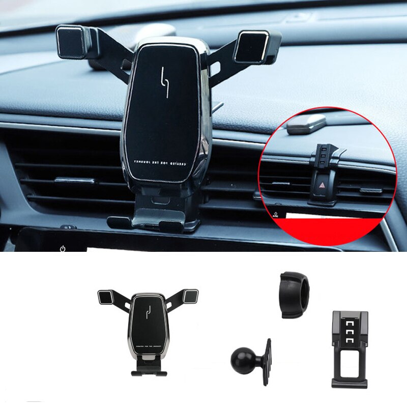 Auto telefoonhouder luchtrooster clip mobiele telefoonhouder voor honda civic 10th accessoires