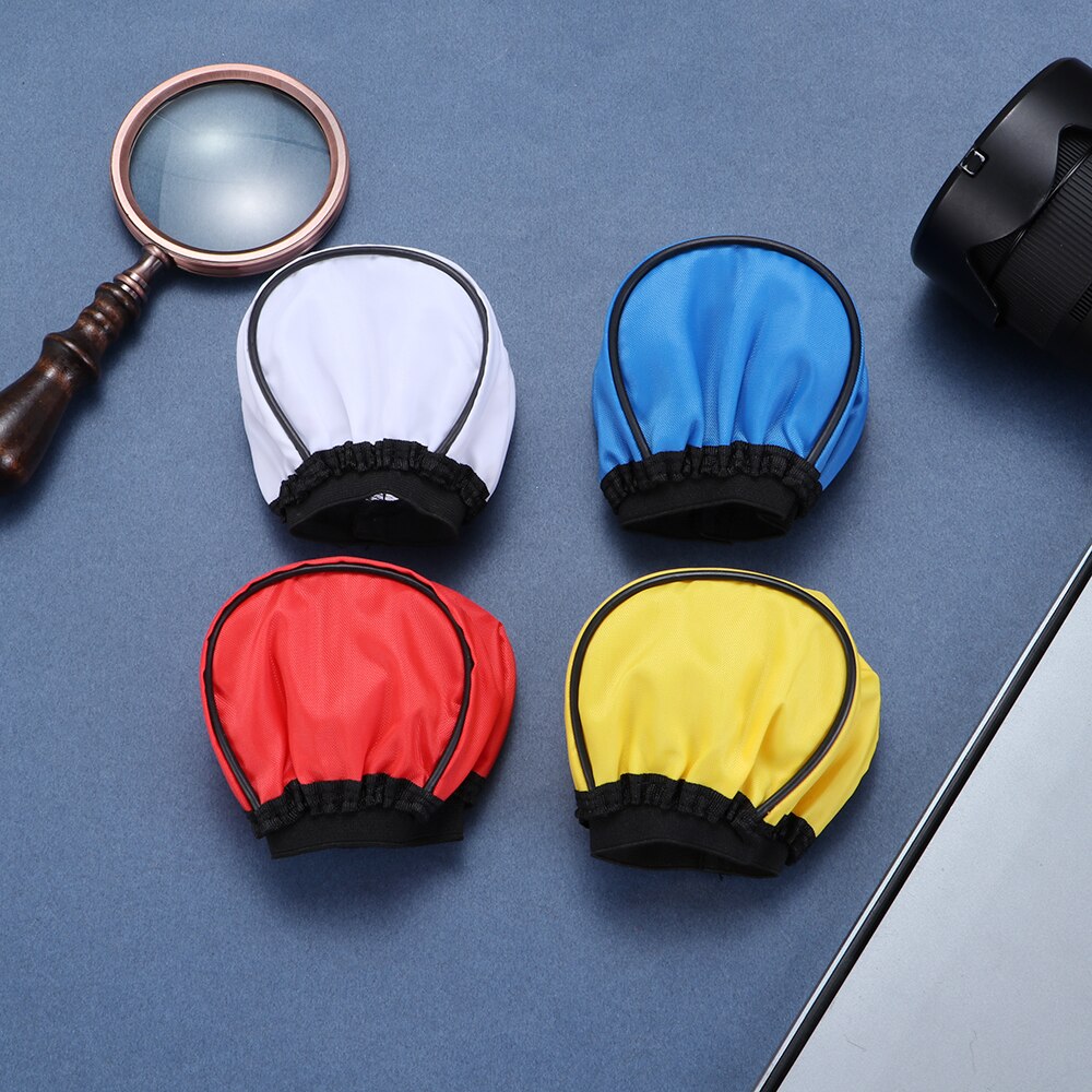 Draagbare Opvouwbare Fotografie Light Soft Diffuser Doek Cover Studio Strobe Reflector Cap Voor Studio Dslr Led Video Light Flash