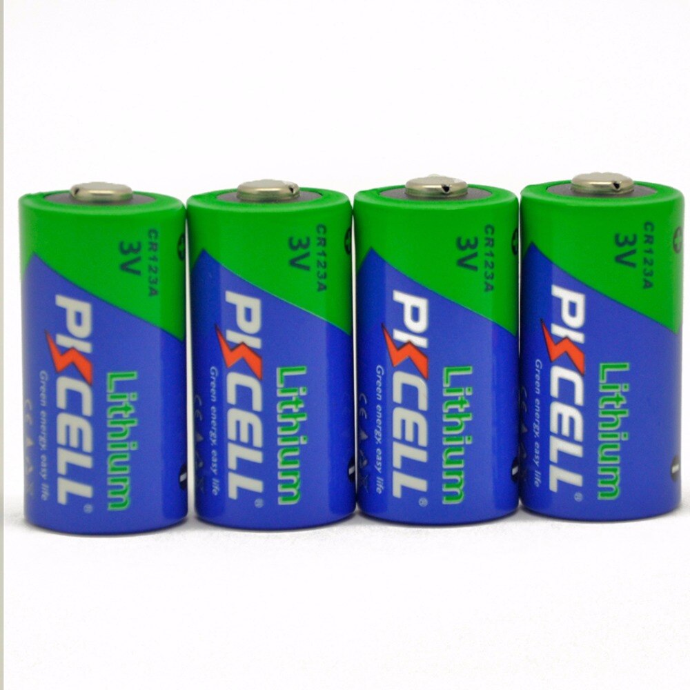 12 x pkcell cr123a lithium batterij cr123 cr 123 cr17335 123A CR17345 16340 2/3A 3 V Li-MnO2 Foto Batterij Batterijen voor Carmera