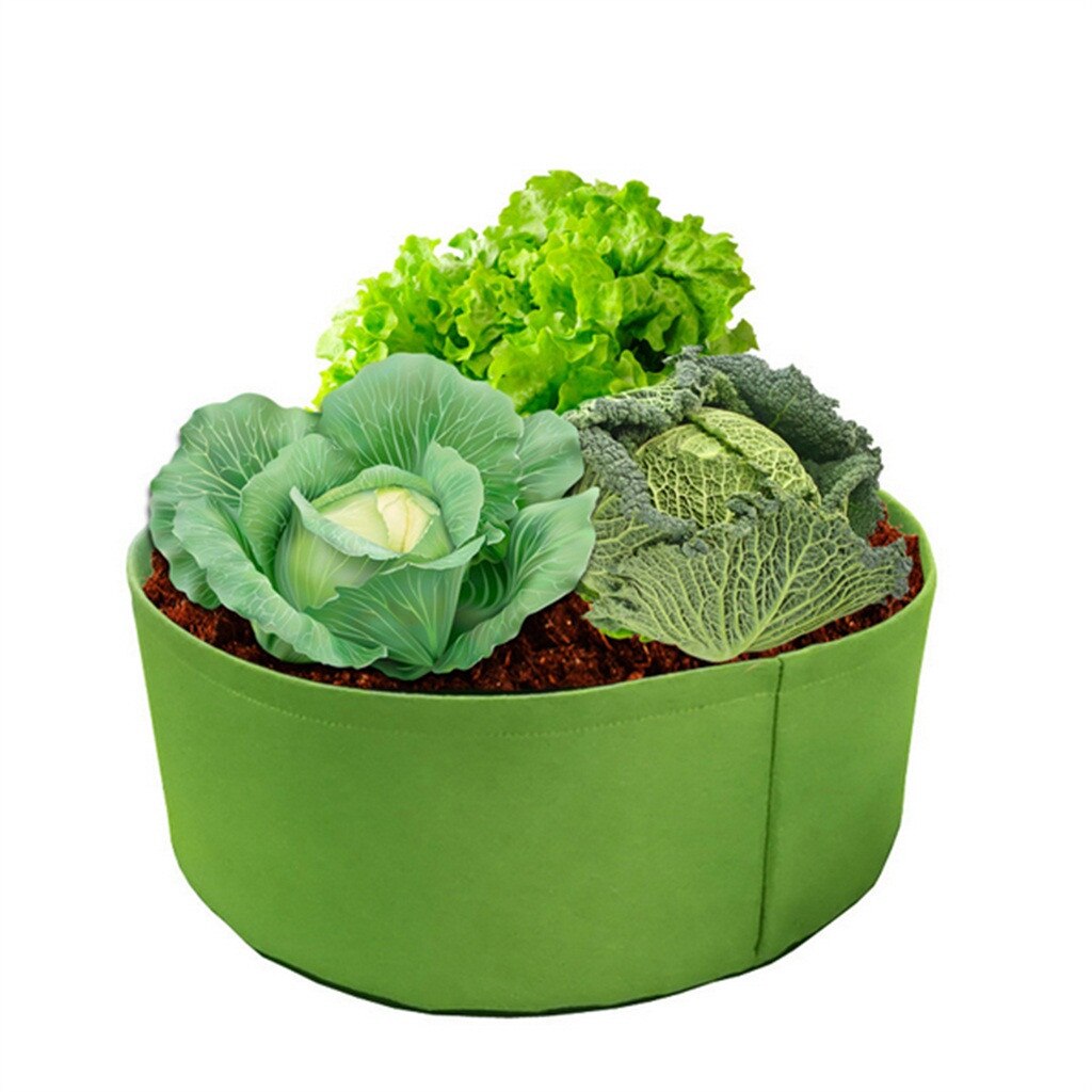POTLAB Lot De 5 Sacs De Culture 11L - Poches à Planter Non Tissé Avec Poignées Pour Tomates, Pommes De Terre, Fraises