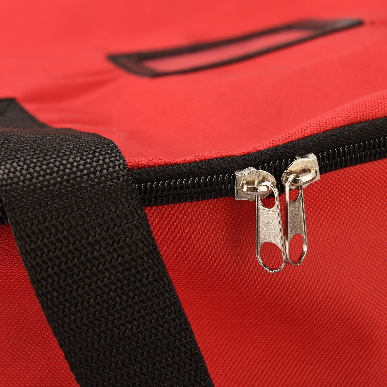 Foldable Round Christmas Wreath Oxford Cloth Storage Bag Durable Handles Easy To Carry Home Storage