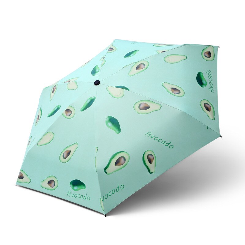 Fruit Mini Capsule umbrella Five-folding Sun protection Anti-UV UPF50+ umbrella parapluie folding women Umbrellara in women