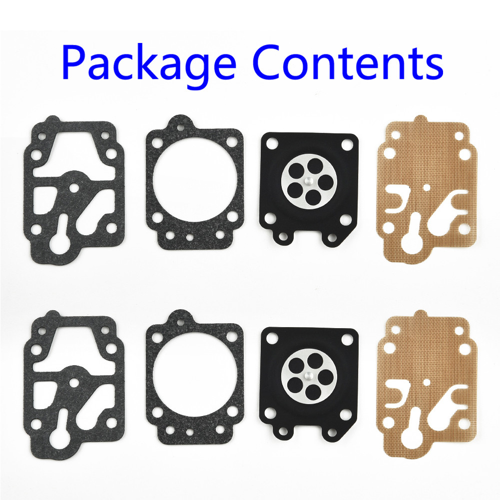 2Set Membraan Carburateur Reparatieset Voor Carburateur Bosmaaier Trimmer BT3342 Voor Shark M25 Bosmaaiers Grasmaaier Tuin gereedschap