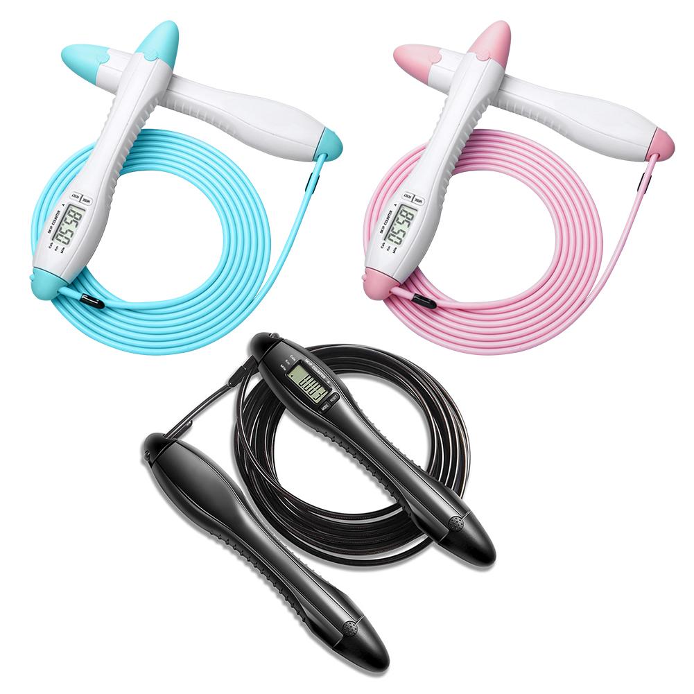 Counter Skip Rope Crossfit Jump Rope Weighted Skipping Rope Skip Spe... – Vicedeal