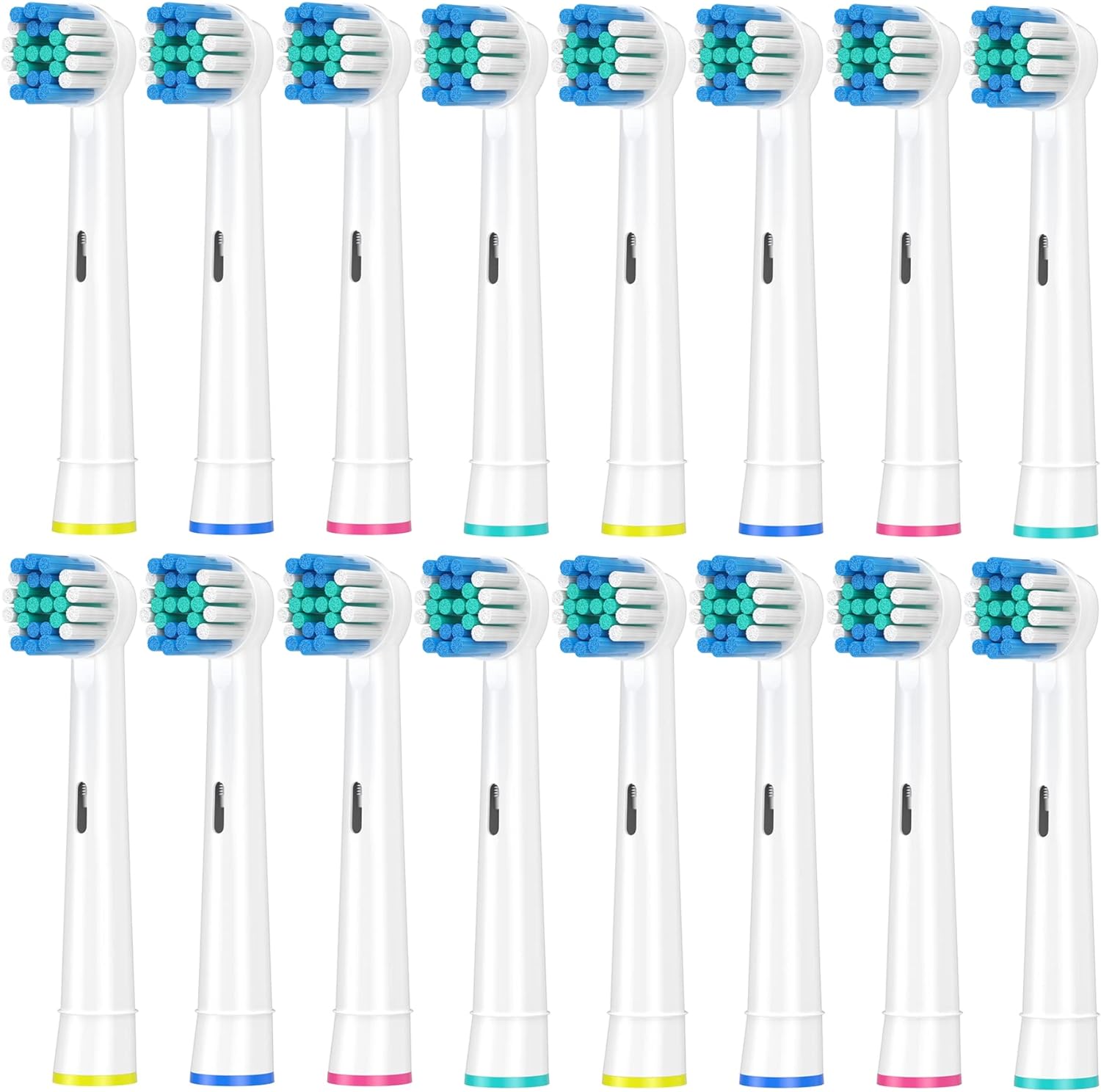 Compatibel met Oral B elektrische tandenborstel vervangende opzetborstels, precisie schone opzetborstel navullingen geschikt voor Oral B Pro: Oranje