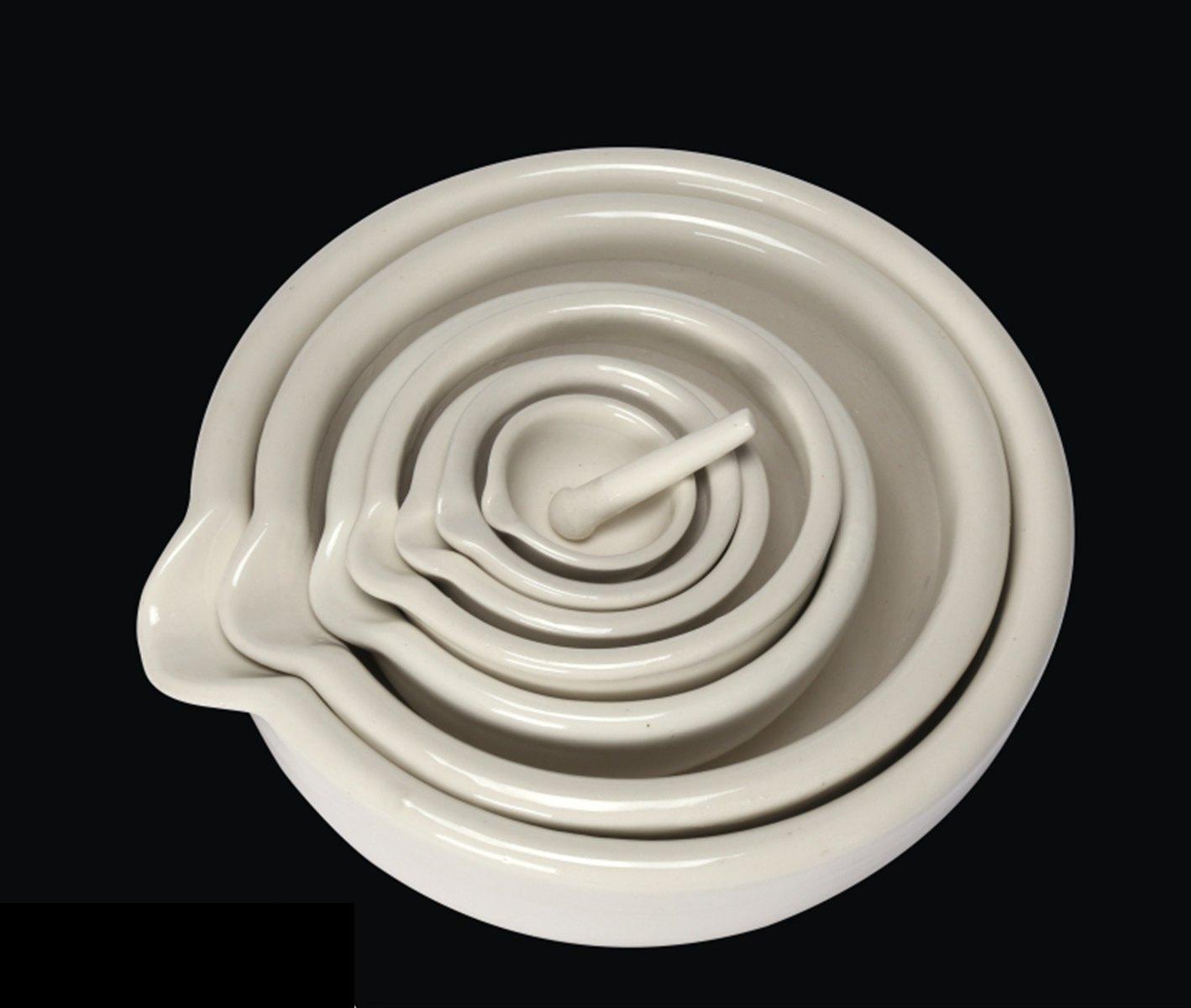 Porcelanowy moździerz i tłuczek 60mm/80mm/90mm/100mm/130mm/160mm/216mm/254mm mieszanie miseczka robić przecierania zestaw biały laboratorium zestaw narzędzi