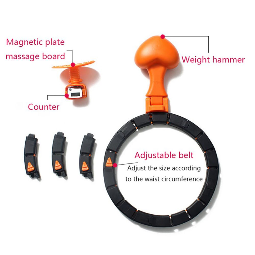 Smart Fitness Hoop Thin Waist Girls Abdomen Bodybuilding Weight Loss Circle Fitness Equipment Accessories