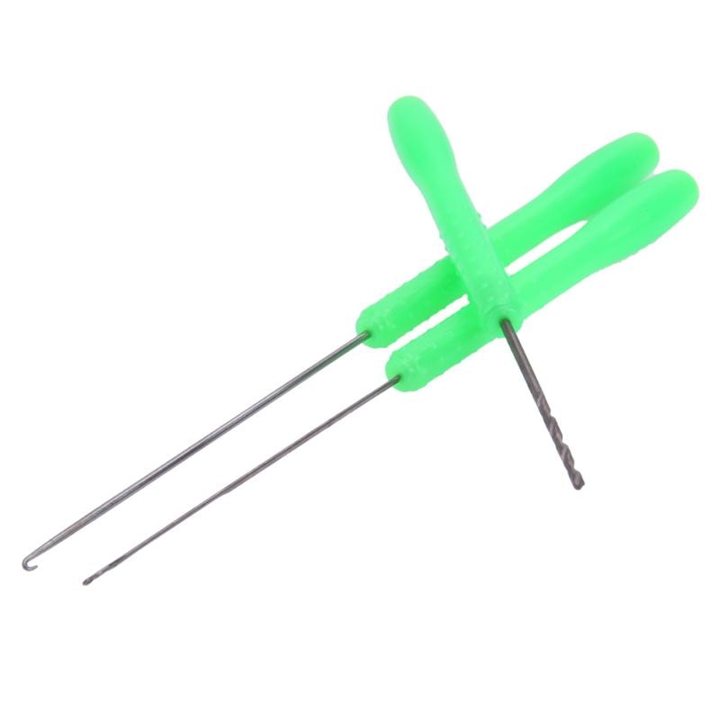 4 en 1 ensemble combiné carpe pêche gréement appât aiguille Kit outil perceuse matériel plate-forme hameçons outil carpe pêche accessoires