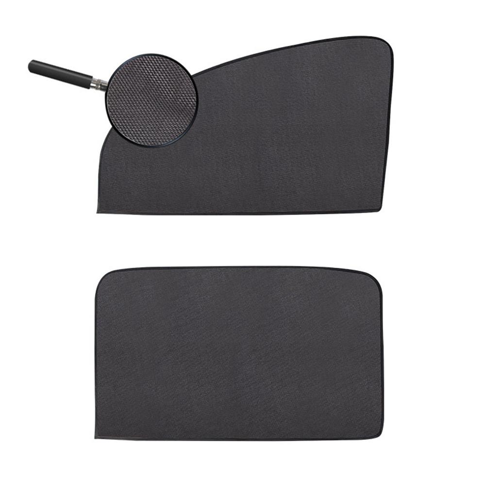 2 Stuks Auto Zonneklep Verdikte Mesh Auto Zonnescherm Auto Magnetische Gordijn Zonnescherm Uv Bescherming Mesh Zonnescherm Voor zomer
