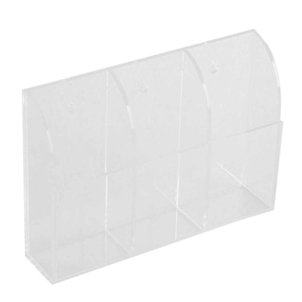 Wall Mount Acrylic Air Condition Remote Controller Box Container Storage Organiser Hotel Case Office controller box Home: no3
