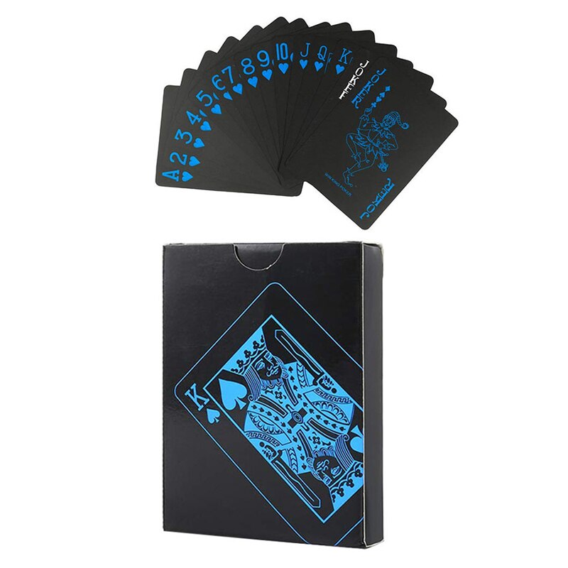 Waterproof Playing Cards Collection Plastic Decks Card Table Games Family Game Poker Cards LBV: B