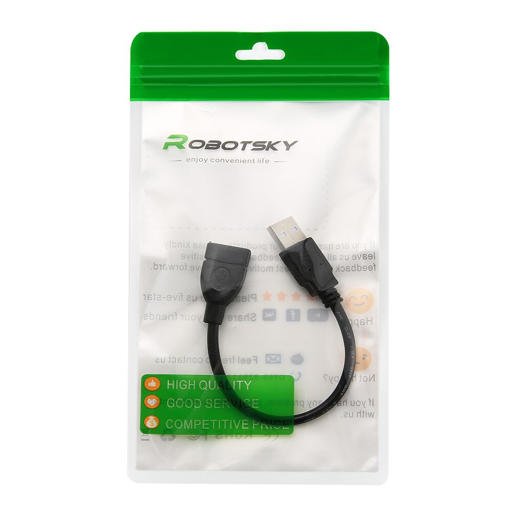 Szybki Kabel Przedłużający USB 2.0 Męski na Żeński - Adapter do Drukarki, Aparatu, Myszy, Pendrive'a