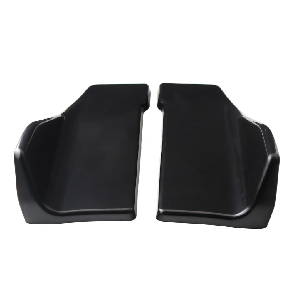 2pcs Side Skirts Fits Universal Vehicles Black Exterior Side Bottom Line Extensions Splitter Lip Car Diffusers
