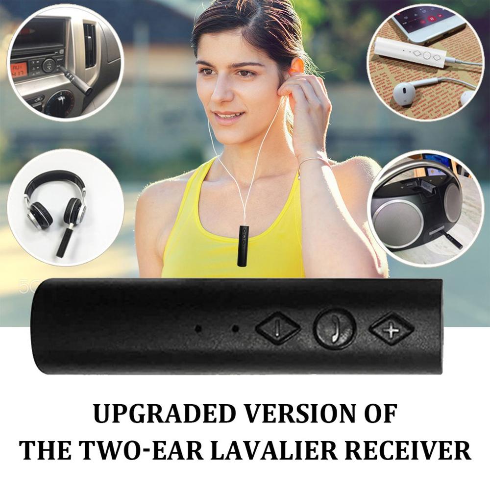 Draadloze Headset Draadloze Audio Ontvanger Auto Draadloze Ontvanger 3.5Aux Auto Speaker Headset Een Voor Twee