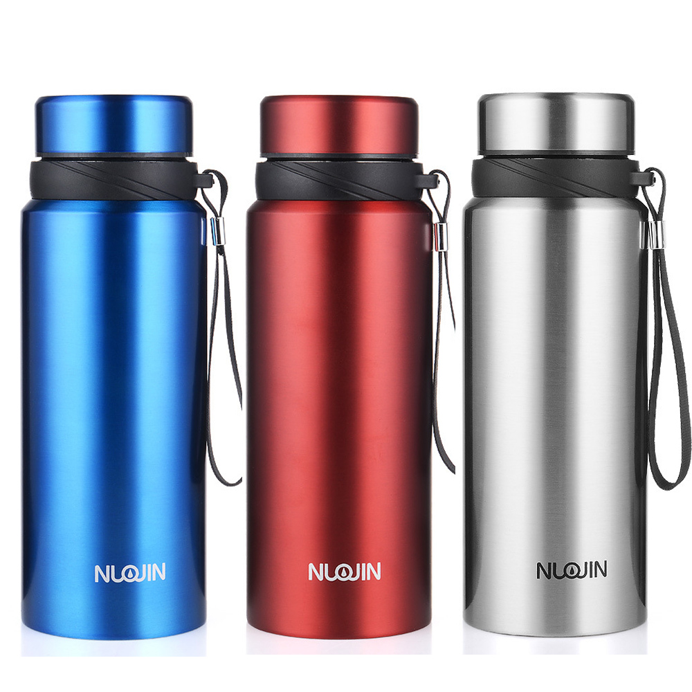 Upors 750 Ml Draagbare Double Wall Thermos Rvs Geïsoleerde Waterfles Thermoskan Thermosflessen Cup Reizen Koffie Mok