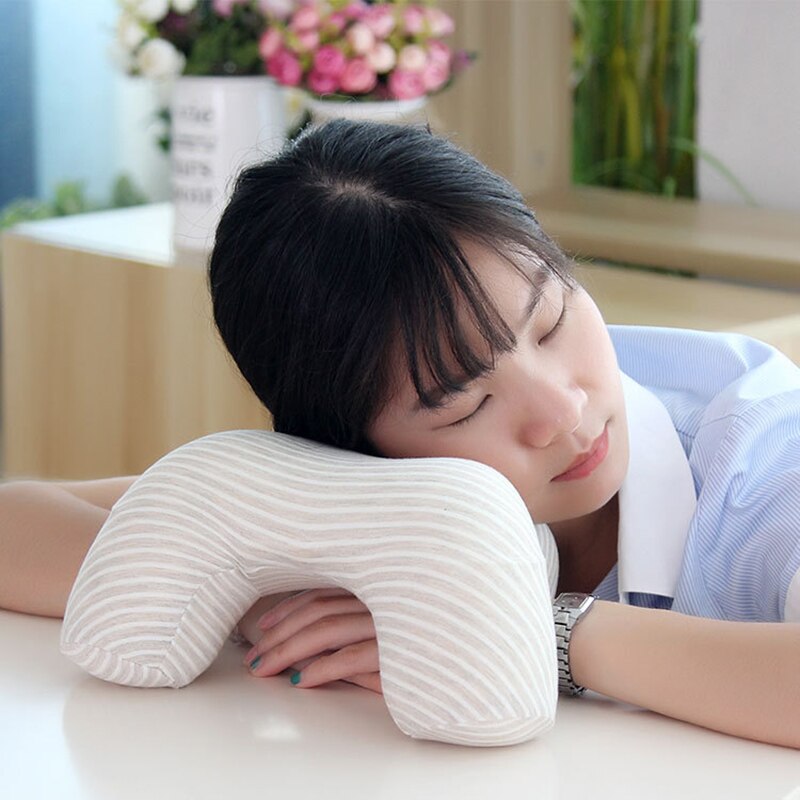 Oreiller de sieste en mousse à mémoire de forme, sac de couchage pour étudiants, oreiller de sieste