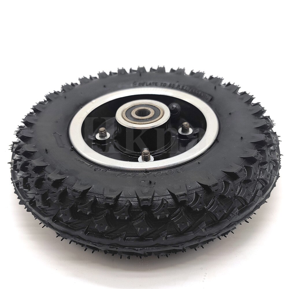 200x50 roue tout-terrain pneu pour Scooter électrique rasoir E100 E150 E200 Espark fou chariot Scooters 8 pouces antidérapant pneu roue pièces: wheel