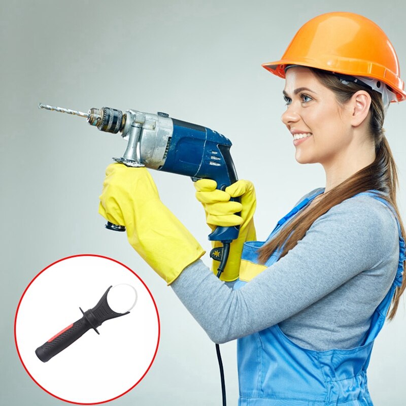 Poignée de perceuse à percussion chaude poignée auxiliaire avant en plastique pour 26 outils perceuse poignée latérale en plastique de remplacement